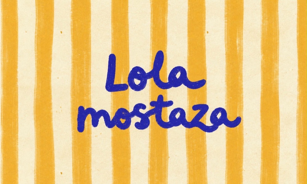 Identidad gráfica original de Lola Mostaza